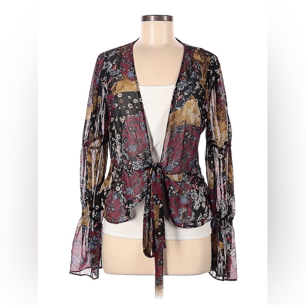[3 for $40] BCBG wrap tie blouse